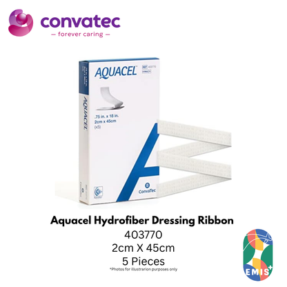 Convatec Aquacel Hydrofiber Dressing Ribbon with Strengthening Fiber [403770]