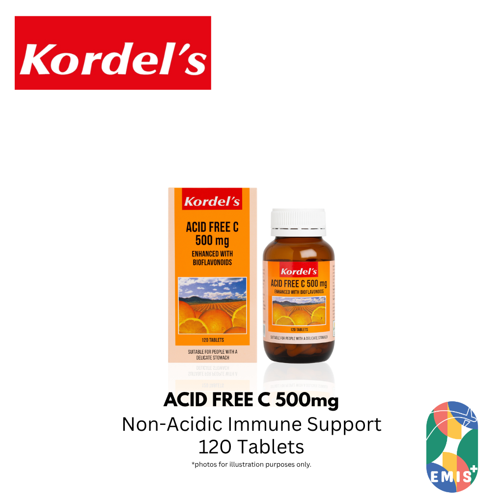 KORDEL’S ACID FREE C 500 mg ENHANCED WITH BIOFLAVONOIDS