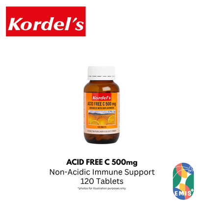 KORDEL’S ACID FREE C 500 mg ENHANCED WITH BIOFLAVONOIDS