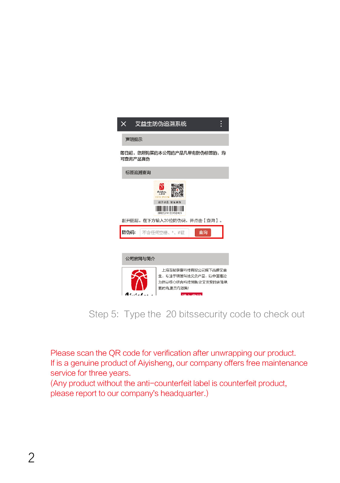 Stone Needle Beauty Instrument official English manual page 5