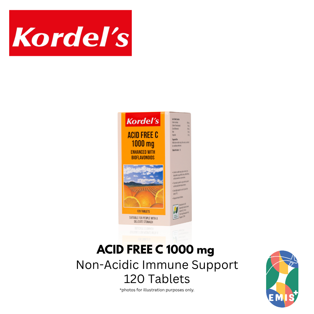 KORDEL’S ACID FREE C 1000 mg ENHANCED WITH BIOFLAVONOIDS