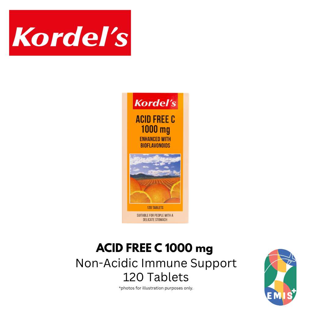 KORDEL’S ACID FREE C 1000 mg ENHANCED WITH BIOFLAVONOIDS