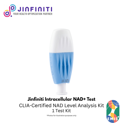 Jinfiniti Intracellular NAD+ Test - CLIA-Certified NAD Level Analysis Kit