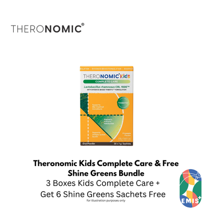 Bundle Sales Theronomic Kids Complete Care Buy 3 Boxes Get Shine Greens 6 Sachets Free
