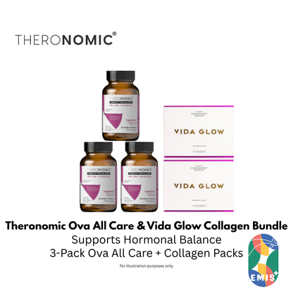 Bundle Sales Theronomic Ova All Care 3 Packs with VG Collagen Liquid or Powder