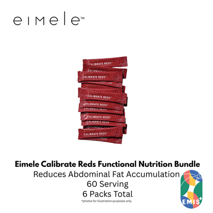 Eimele Calibrate Reds Bundle 2 Packs with Coffee Pro 2 Packs and Shine Greens