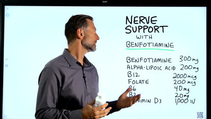 Dr Berg Advanced Nerve Support with Benfotiamine - 90 Capsules for Healthy Nerves