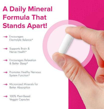 Vital Minerals Chelated Mineral Complex - High Absorption Supplement by Jinfiniti