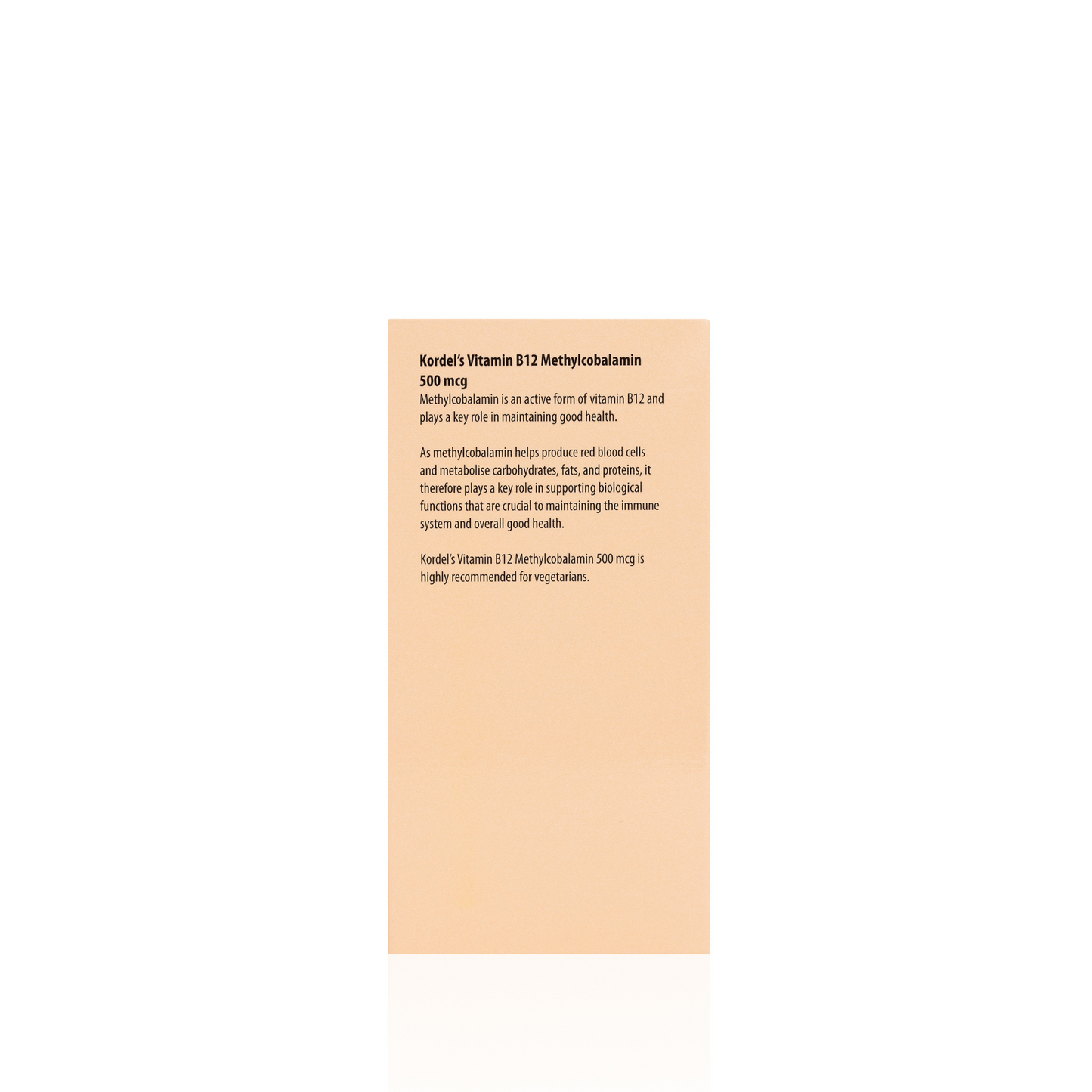 KORDEL’S VITAMIN B12 METHYLCOBALAMIN 500 mcg