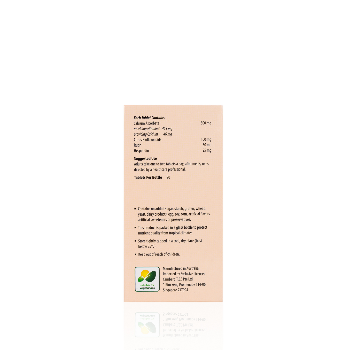 KORDEL’S ACID FREE C 500 mg ENHANCED WITH BIOFLAVONOIDS
