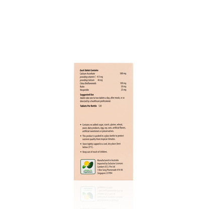KORDEL’S ACID FREE C 500 mg ENHANCED WITH BIOFLAVONOIDS