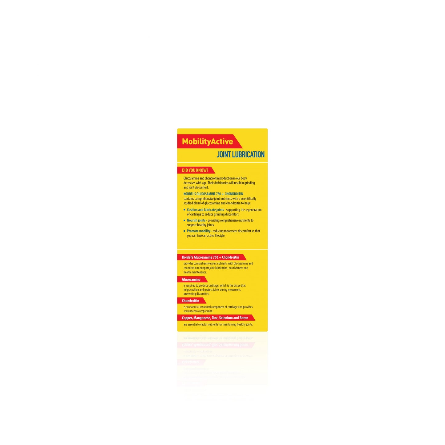 KORDEL’S GLUCOSAMINE 750 + CHONDROITIN