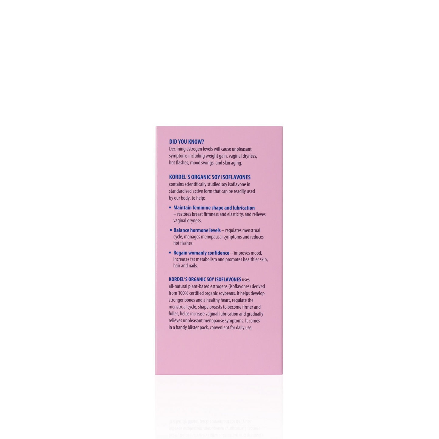 KORDEL’S ORGANIC SOY ISOFLAVONES