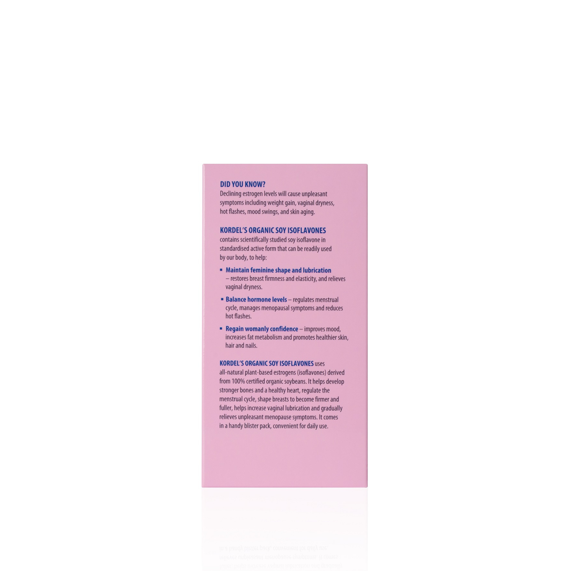 KORDEL’S ORGANIC SOY ISOFLAVONES