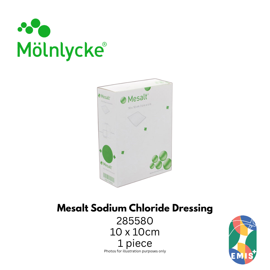 Mesalt 10 x 10cm Sodium Chloride Dressing