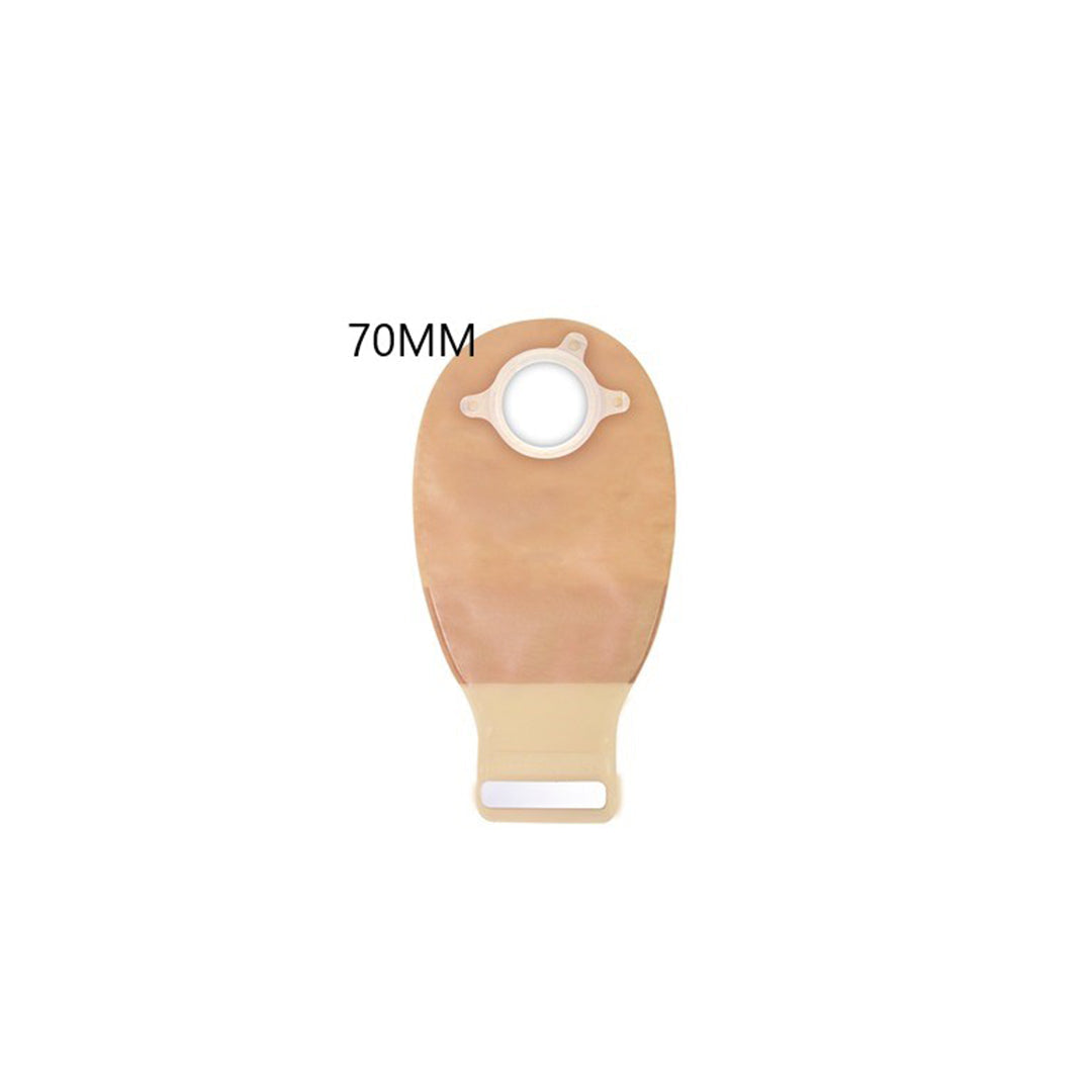 Convatec NAT+ INVICLSEPOUCH CLR 70MM - Advanced Ostomy Pouch with Anti-Clogging Filter