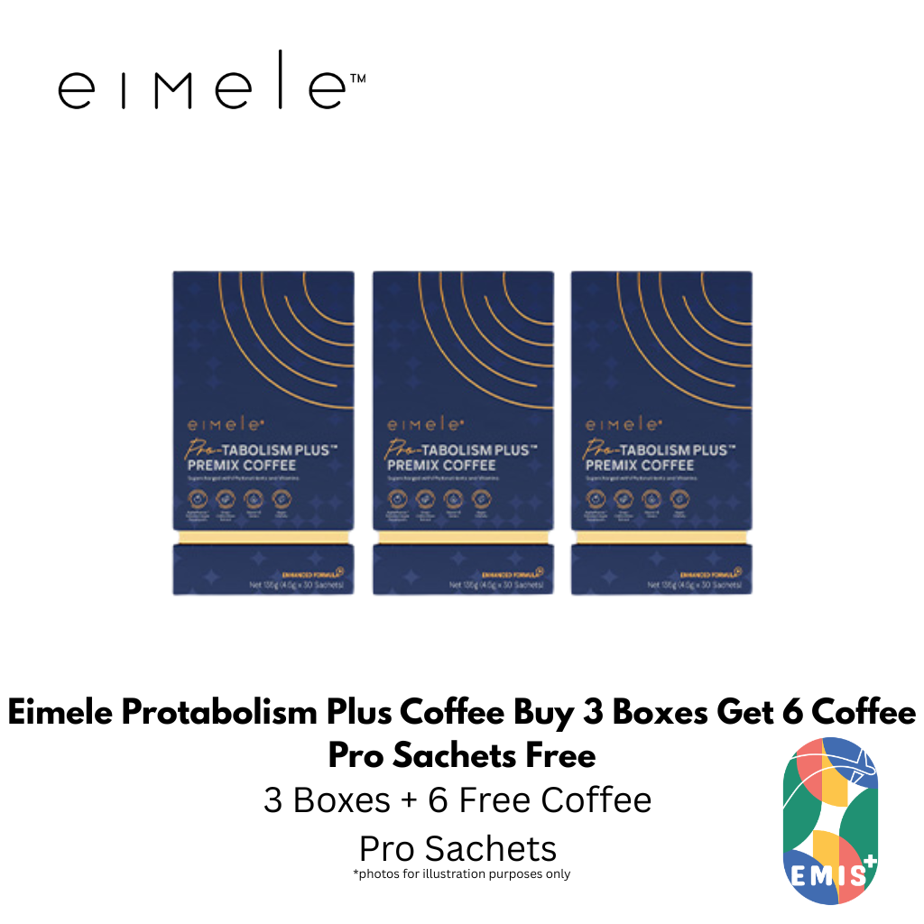 Eimele Protabolism Plus Coffee Buy 3 Boxes Get 6 Coffee Pro Sachets Free
