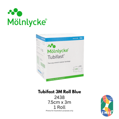 Tubifast 3M Roll Blue 7.5cm x 3m