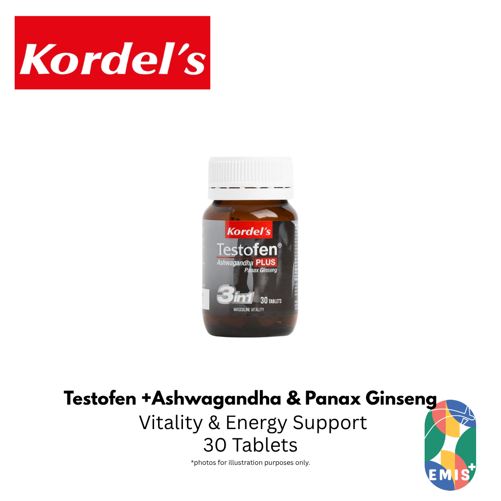 KORDEL’S TESTOFEN® PLUS ASHWAGANDHA AND PANAX GINSENG