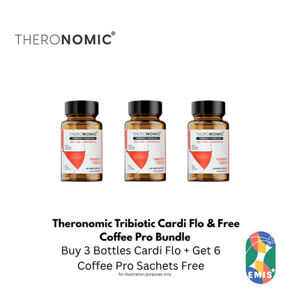 Bundle Sales Theronomic Tribiotic Cardi Flo Buy 3 Bottles Get Coffee Pro 6 Sachets Free