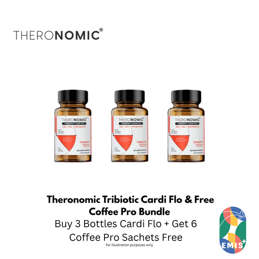 Bundle Sales Theronomic Tribiotic Cardi Flo Buy 3 Bottles Get Coffee Pro 6 Sachets Free