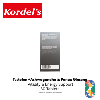 KORDEL’S TESTOFEN® PLUS ASHWAGANDHA AND PANAX GINSENG