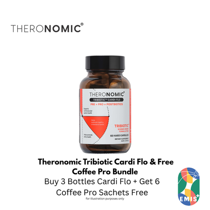 Bundle Sales Theronomic Tribiotic Cardi Flo Buy 3 Bottles Get Coffee Pro 6 Sachets Free