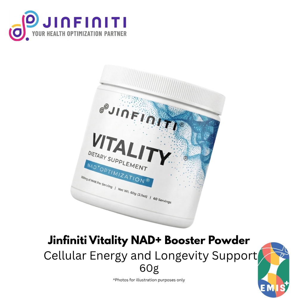 Jinfiniti Vitality NAD+ Booster Powder - 60g Supplement for Cellular Energy and Longevity Support