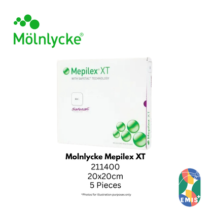 Molnlycke Mepilex XT Foam Dressing Soft Absorbent Wound Care