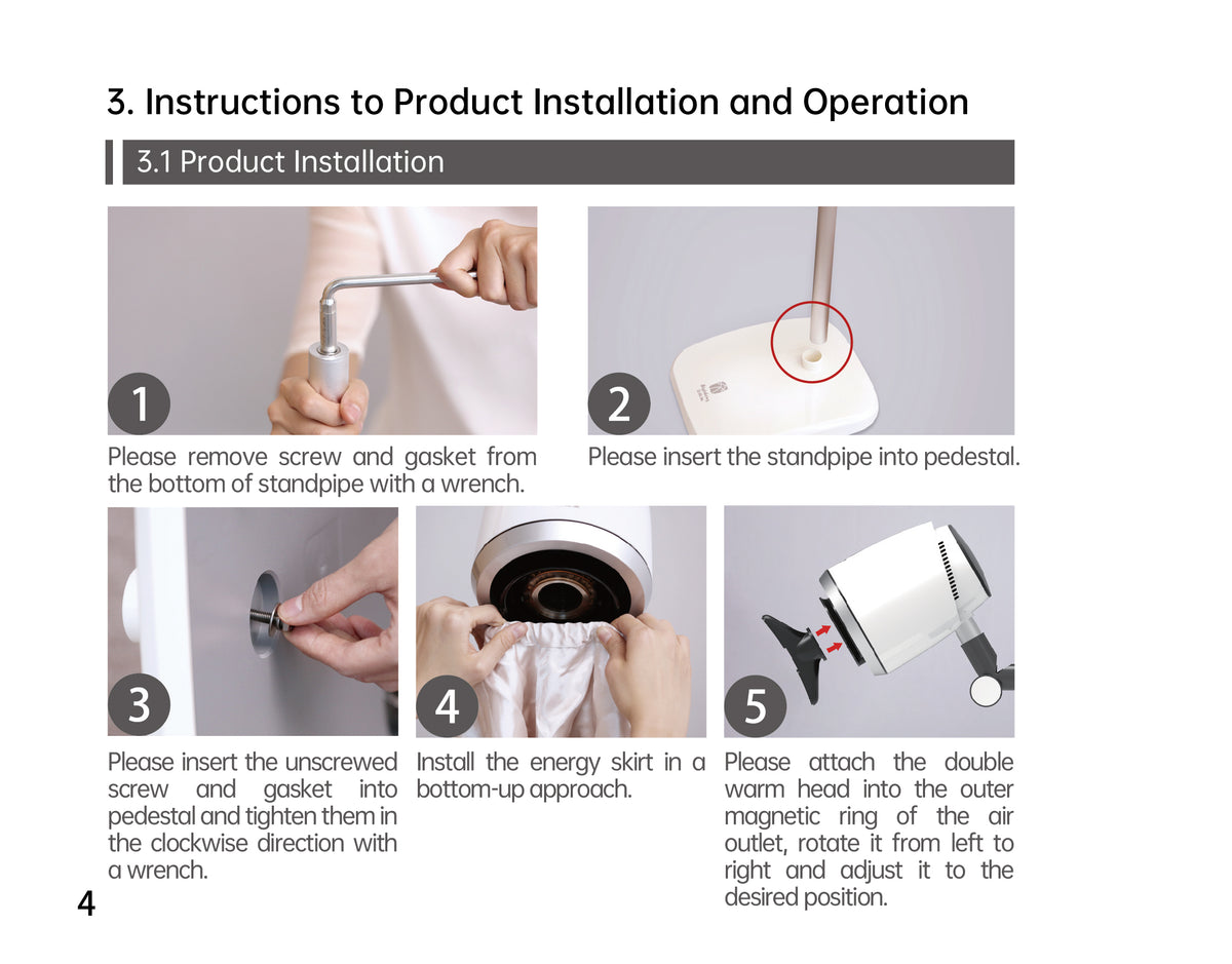 AiYiSheng Double Head Moxibustion Device, New Generation official English manual page 7