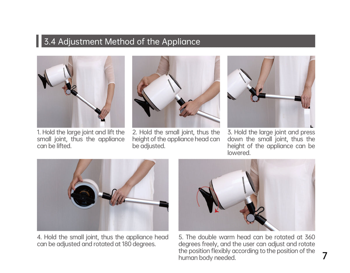 AiYiSheng Double Head Moxibustion Device, New Generation official English manual page 10