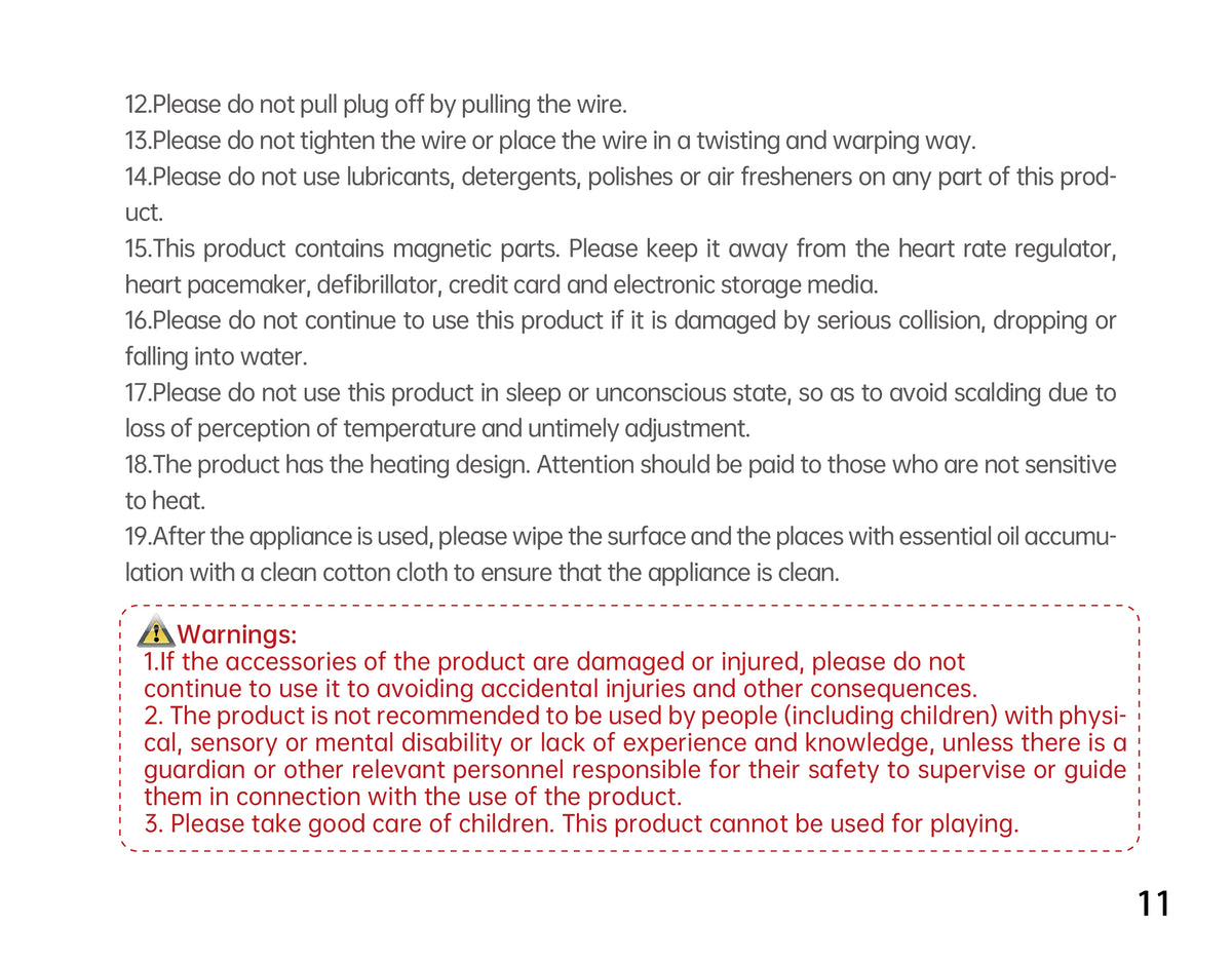 AiYiSheng Double Head Moxibustion Device, New Generation official English manual page 14