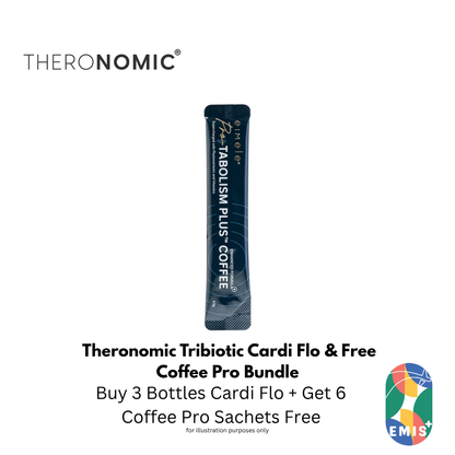 Bundle Sales Theronomic Tribiotic Cardi Flo Buy 3 Bottles Get Coffee Pro 6 Sachets Free