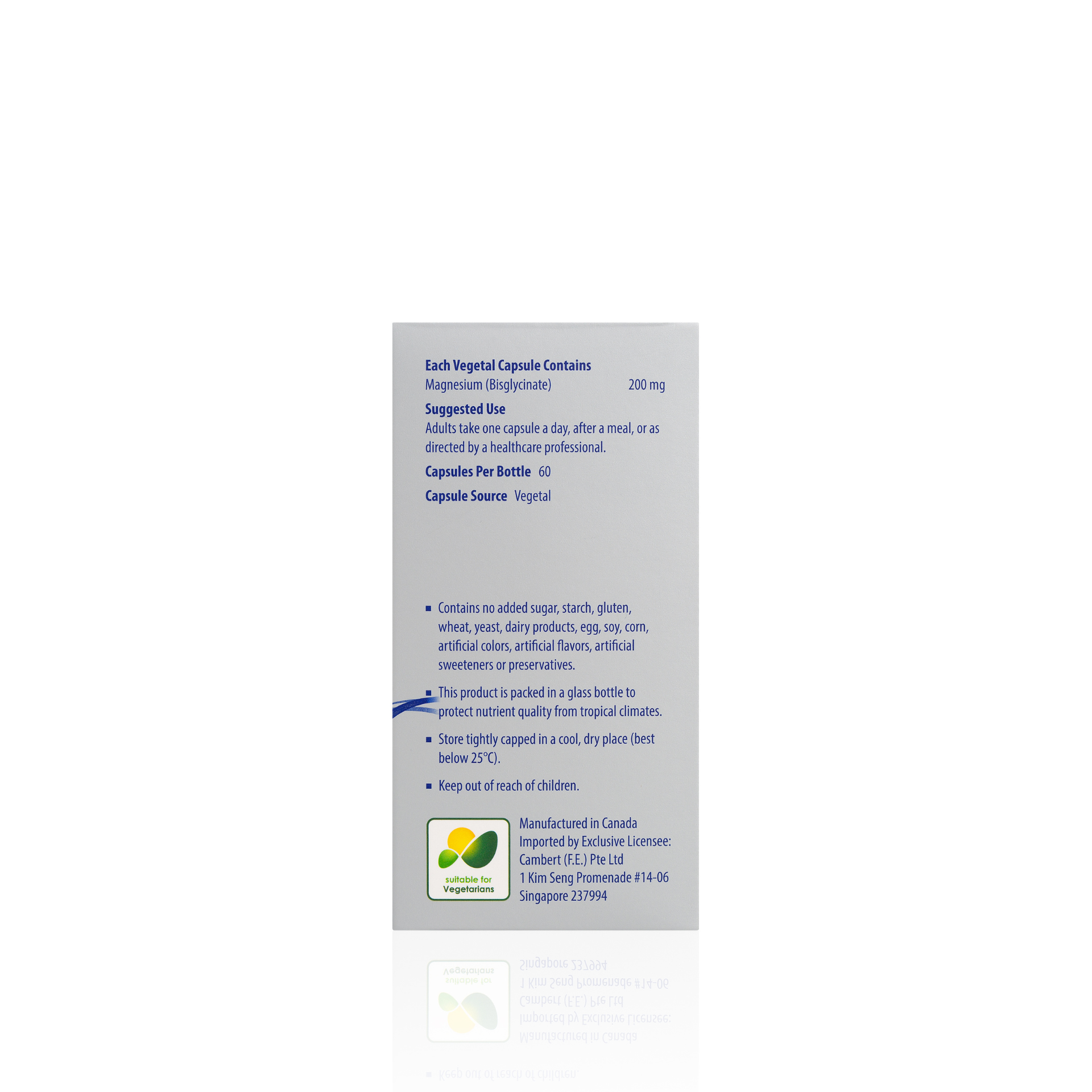 KORDEL’S MAGNESIUM BISGLYCINATE 200 mg