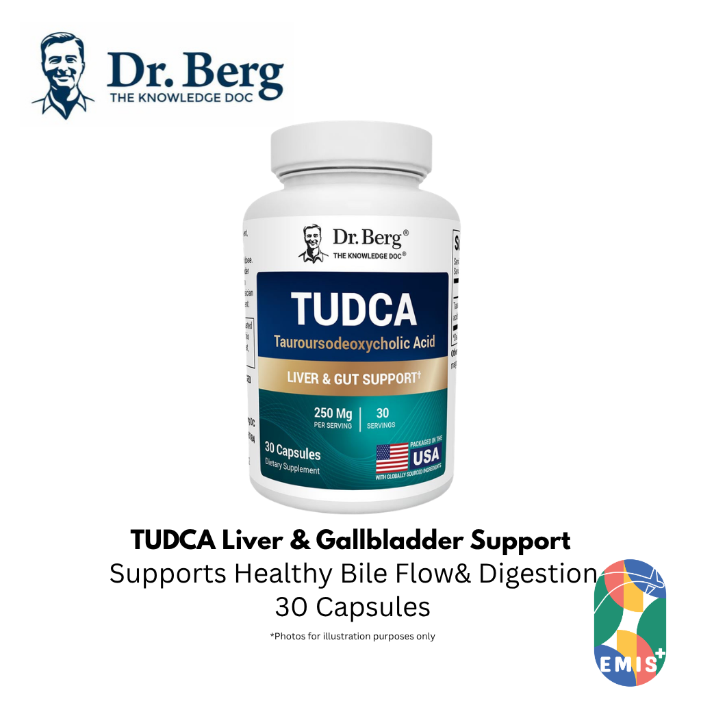 Dr Berg TUDCA：高级肝脏和胆囊支持 - 250 毫克胶囊