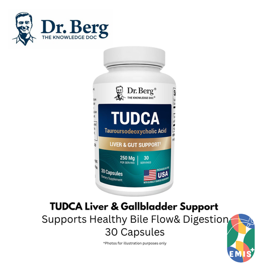 Dr Berg TUDCA：高级肝脏和胆囊支持 - 250 毫克胶囊