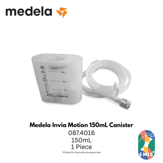 Medela Invia Motion 150mL Canister with Solidifier & Quick Connect (087.4016)