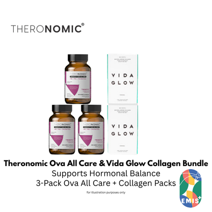 Bundle Sales Theronomic Ova All Care 3 Packs with VG Collagen Liquid or Powder