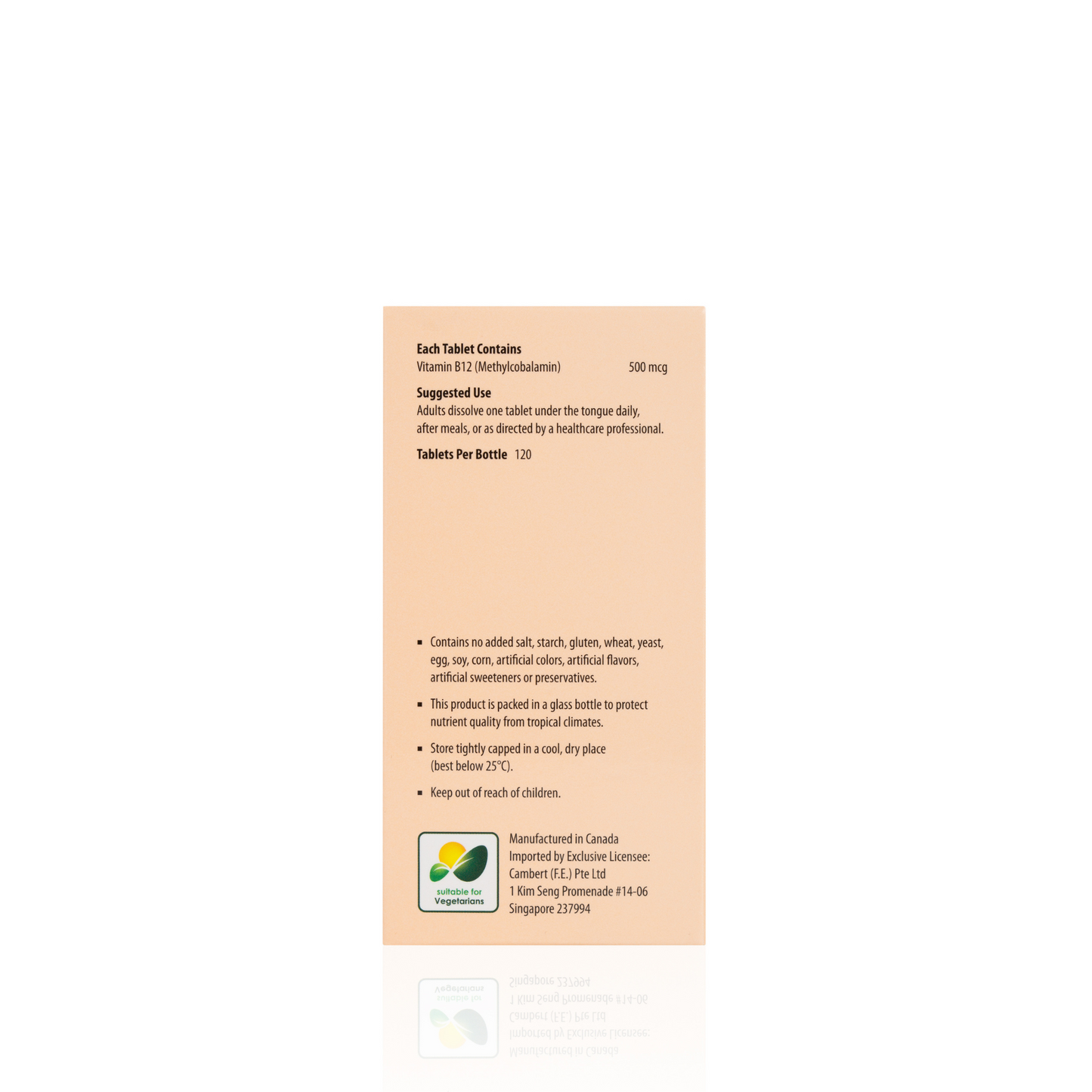 KORDEL’S VITAMIN B12 METHYLCOBALAMIN 500 mcg