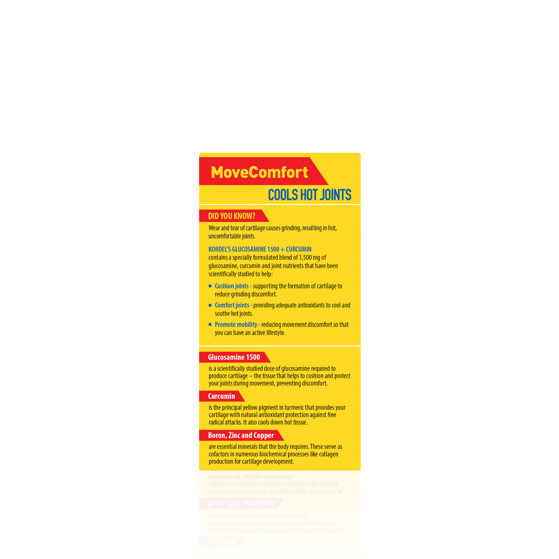 KORDEL’S GLUCOSAMINE 1500 + CURCUMIN