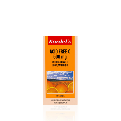 KORDEL’S ACID FREE C 500 mg ENHANCED WITH BIOFLAVONOIDS