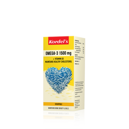 KORDEL’S OMEGA-3 FISH OIL 1500 mg + VITAMIN D