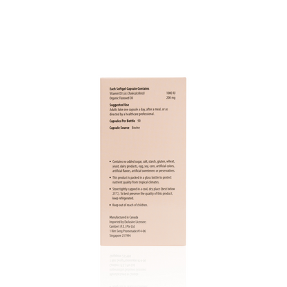 KORDEL’S VITAMIN D3 1000 IU WITH FLAXSEED OIL