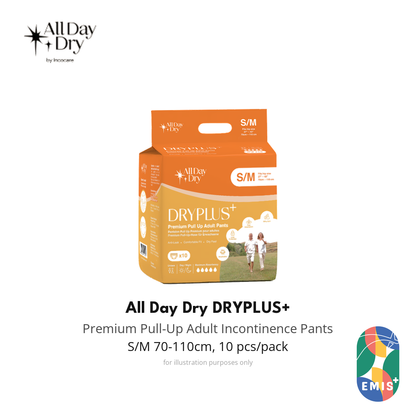 All Day Dry DRYPLUS+ Adult Pull-Up Pants