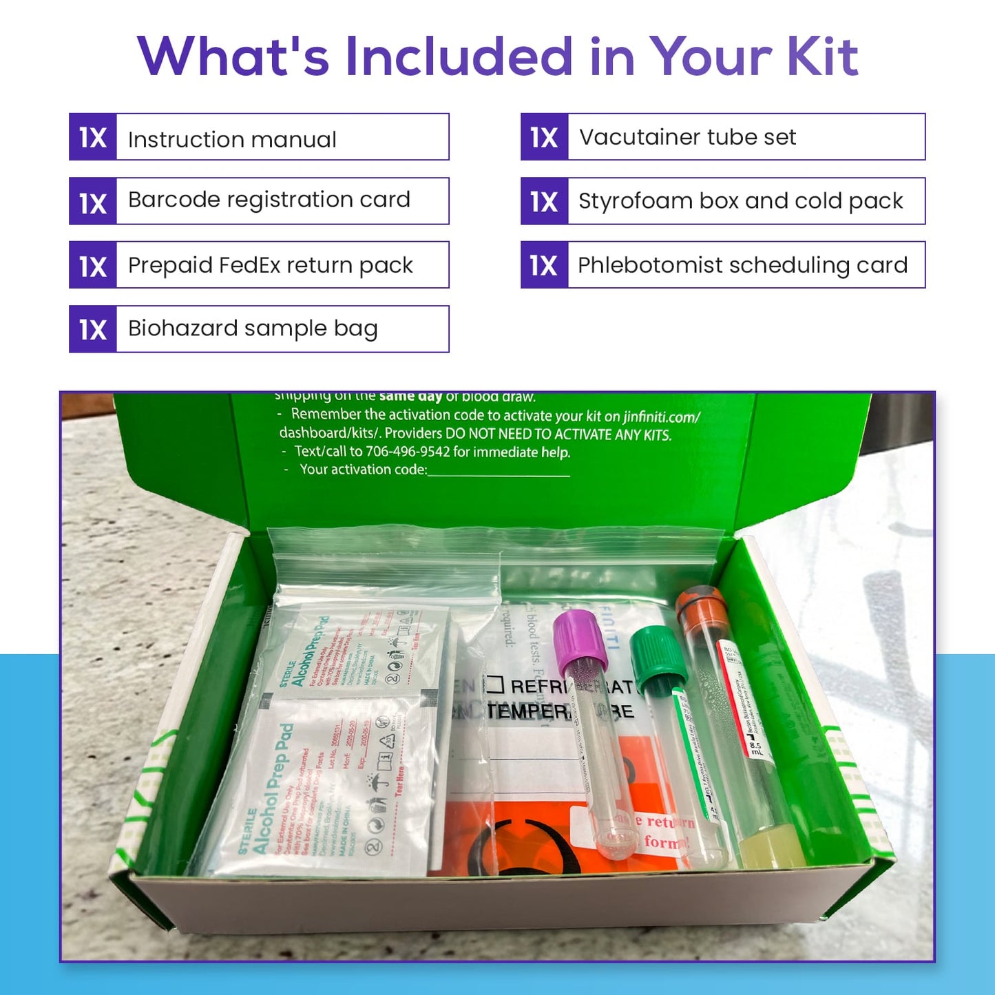AgingSOS Ultimate Longevity Panel - CLIA-Certified Health Test Kit