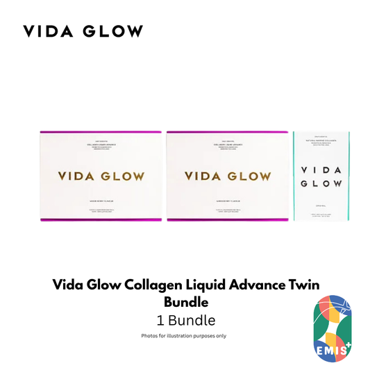 Vida Glow Collagen Liquid Advance Bundle with Free Marine Collagen
