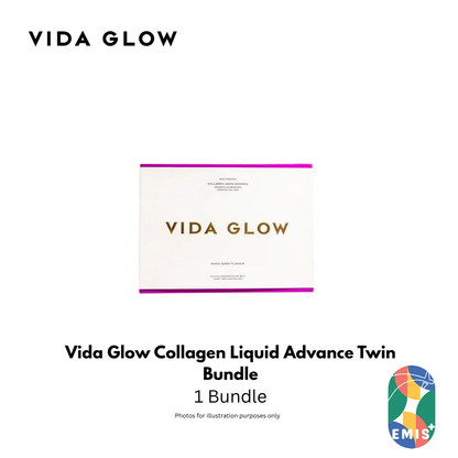 Vida Glow Collagen Liquid Advance Bundle with Free Marine Collagen