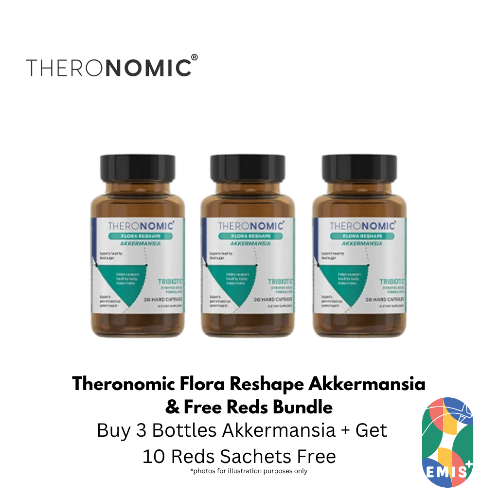 Bundle Sales Theronomic Flora Reshape Akkermansia Buy 3 Bottles Get Reds 10 Sachets Free