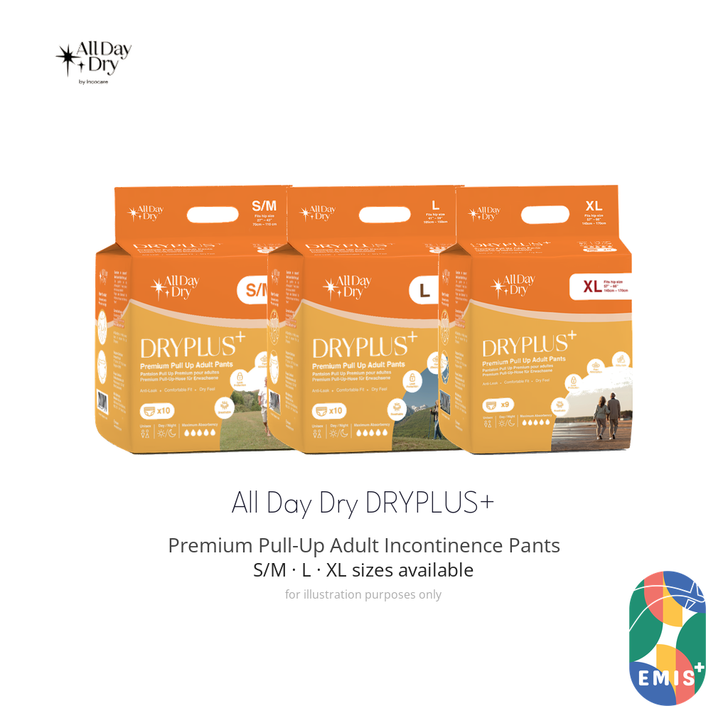 All Day Dry DRYPLUS+ Adult Pull-Up Pants