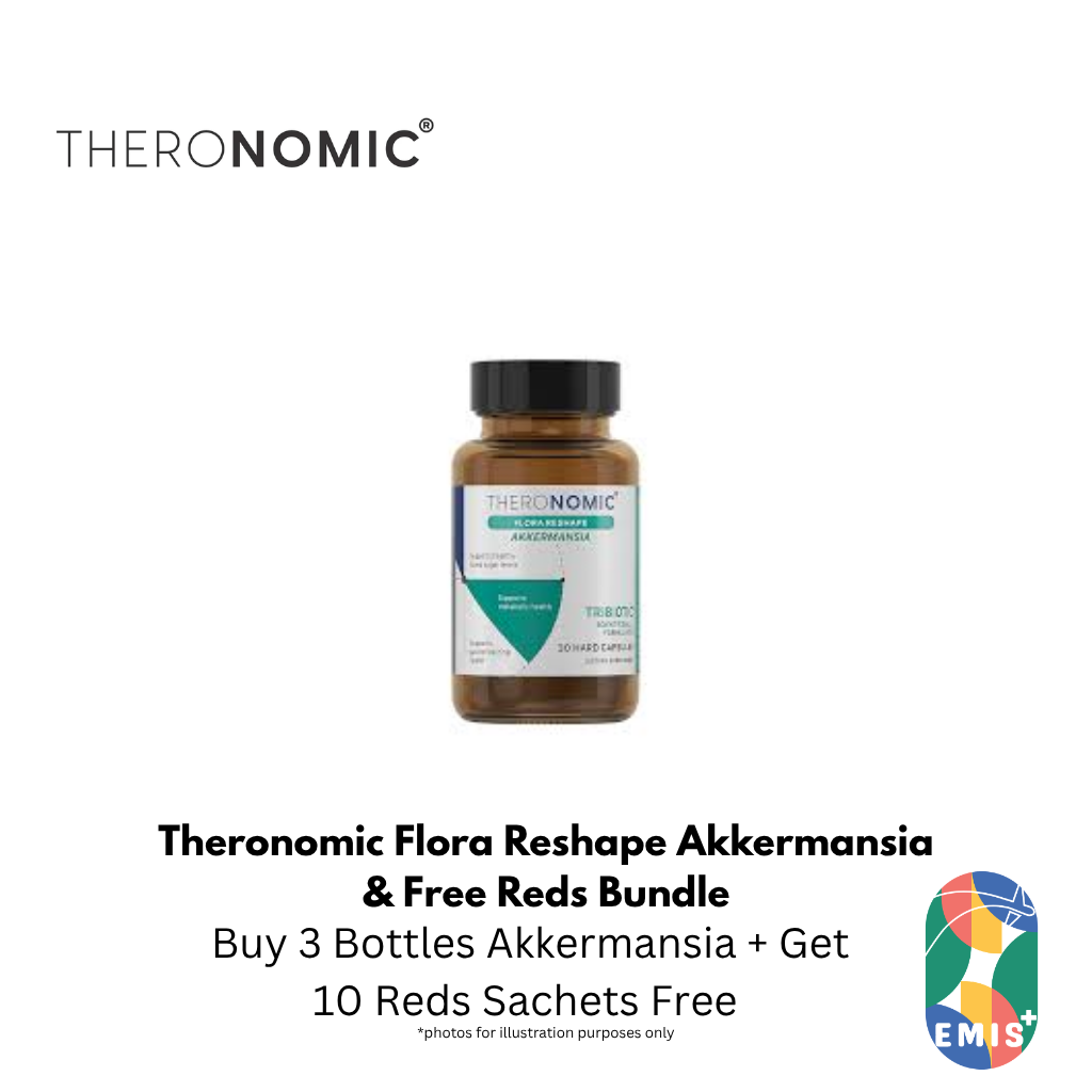 Bundle Sales Theronomic Flora Reshape Akkermansia Buy 3 Bottles Get Reds 10 Sachets Free